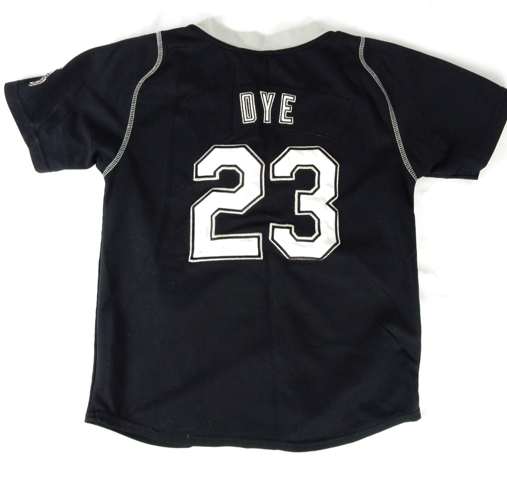 Nike Chicago White Sox Jermaine Dye 23 Youth Small Black Jersey MLB